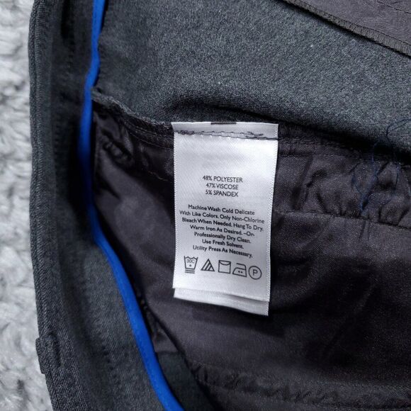 Eddie Bauer Women's Travex Traveler Pants Size 12 Gray Stretch Straight Leg - Picture 5 of 10